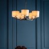 Dekoracyjna lampa wisząca żyrandol abażurowy jedwabny okrągły klasyczny minimalistyczny Daley 73017 ENDON